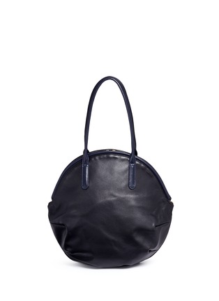 Main View - Click To Enlarge - A-ESQUE - 'Petal' colourblock leather tote