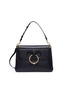 Main View - Click To Enlarge - JW ANDERSON - 'Pierce' barbell ring medium leather shoulder bag