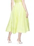 Back View - Click To Enlarge - 72722 - Silk crepe A-line midi skirt