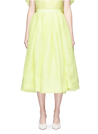 Main View - Click To Enlarge - 72722 - Silk crepe A-line midi skirt
