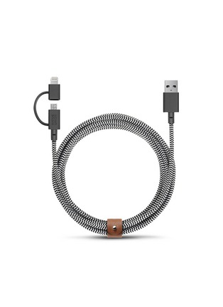 Main View - Click To Enlarge - NATIVE UNION - BELT twin head Micro-USB to lightning charging cable – Zebra