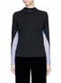 Main View - Click To Enlarge - 10199 - Mesh back cotton blend sweater