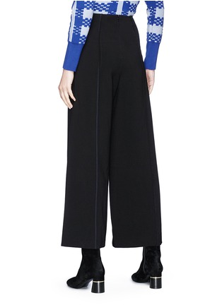 Back View - Click To Enlarge - 10199 - Ribbon tie mock wrap culottes