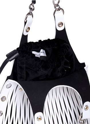 Detail View - Click To Enlarge - SONIA RYKIEL - 'Le Baltard' medium leather net tote