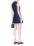 Figure View - Click To Enlarge - C/MEO COLLECTIVE - 'Intermission' ruffle crepe sleeveless dress