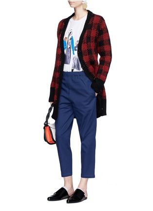 Figure View - Click To Enlarge - MARNI - Cropped drill pants