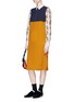 Figure View - Click To Enlarge - MARNI - Colourblock crepe shift dress
