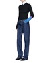 Figure View - Click To Enlarge - CALVIN KLEIN 205W39NYC - Graphic patch straight leg jeans