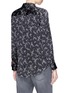 Back View - Click To Enlarge - EQUIPMENT - 'Slim Signature' floral print silk satin shirt