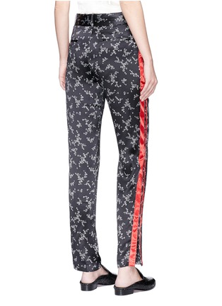 Back View - Click To Enlarge - EQUIPMENT - 'Florence' floral print silk satin pants