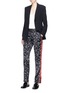 Figure View - Click To Enlarge - EQUIPMENT - 'Florence' floral print silk satin pants