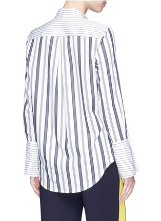 Back View - Click To Enlarge - EQUIPMENT - 'Rossi' mixed stripe shirt