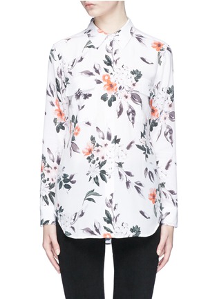 Main View - Click To Enlarge - EQUIPMENT - 'Slim Signature' floral print silk crepe shirt