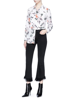 Figure View - Click To Enlarge - EQUIPMENT - 'Slim Signature' floral print silk crepe shirt