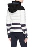 Detail View - Click To Enlarge - PERFECT MOMENT - 'Polar' colourblock hooded down puffer jacket