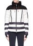 Main View - Click To Enlarge - PERFECT MOMENT - 'Polar' colourblock hooded down puffer jacket