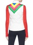 Back View - Click To Enlarge - PERFECT MOMENT - 'Vale' rainbow stripe down puffer vest