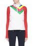 Main View - Click To Enlarge - PERFECT MOMENT - 'Vale' rainbow stripe down puffer vest