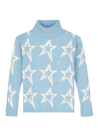 Main View - Click To Enlarge - PERFECT MOMENT - 'Star Dust' extra fine Merino wool kids sweater