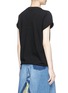 Back View - Click To Enlarge - TOPSHOP - Roll sleeve T-shirt