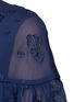 Detail View - Click To Enlarge - CO - Floral fil coupé ruffle chiffon dress
