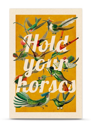 Main View - Click To Enlarge - 5BY5COLLECTIVE - Hold Your Horses print