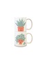 Main View - Click To Enlarge - ROCK SCISSOR PAPER - Happy Succulents mug set