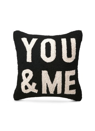 Main View - Click To Enlarge - PEKING HANDICRAFT - You & Me wool cushion