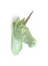 Main View - Click To Enlarge - WHITE FAUX TAXIDERMY - Unicorn sculpture