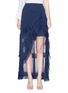 Main View - Click To Enlarge - ALICE & OLIVIA - 'Lavera' asymmetric tiered ruffle crépon skirt