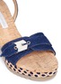 Detail View - Click To Enlarge - STELLA MCCARTNEY - 'Linda' polka dot wedge denim sandals