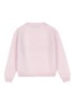 Figure View - Click To Enlarge - LINGUA FRANCA - Reach For The Stars' slogan embroidered cashmere kids sweater
