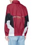 Back View - Click To Enlarge - DOUBLET - Graphic embroidered colourblock track jacket