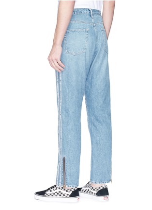 Back View - Click To Enlarge - DOUBLET - Stripe outseam jeans
