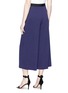 Back View - Click To Enlarge - LANVIN - Mock button flap wool suiting sailor culottes