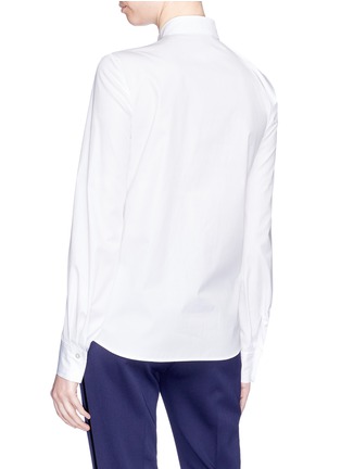 Back View - Click To Enlarge - LANVIN - Ruffle front shirt