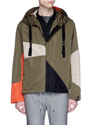 Main View - Click To Enlarge - LANVIN - Colourblock windbreaker jacket