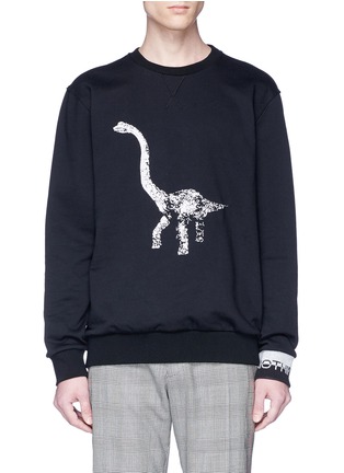 Main View - Click To Enlarge - LANVIN - 'Diplo' dinosaur embroidered sweatshirt