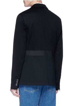 Back View - Click To Enlarge - LANVIN - Exposed seam panelled jersey blazer