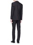Back View - Click To Enlarge - LANVIN - 'Attitude' stripe wool suit