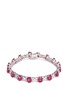 Main View - Click To Enlarge - LC COLLECTION JEWELLERY - Diamond ruby 18k white gold bracelet