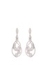 Main View - Click To Enlarge - LC COLLECTION JEWELLERY - Diamond 18k white gold geometric cutout drop earrings