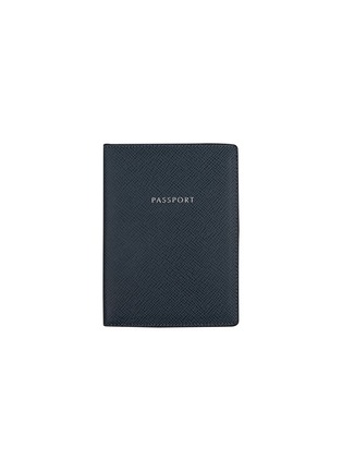 Main View - Click To Enlarge - GLOBE-TROTTER - Jet passport sleeve – Navy