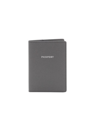 Main View - Click To Enlarge - GLOBE-TROTTER - Jet passport sleeve – Graphite