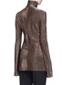 Figure View - Click To Enlarge - ELLERY - 'Gospel' stripe lamé turtleneck sweater