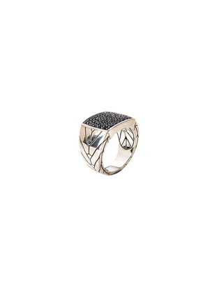 Figure View - Click To Enlarge - JOHN HARDY - Sapphire silver signet ring