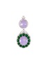 Main View - Click To Enlarge - LC COLLECTION JADE - Diamond jade 18k white gold pendants