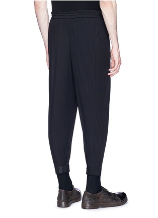 Back View - Click To Enlarge - DEVOA - Tapered leg cropped jogging pants