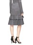 Figure View - Click To Enlarge - TOME - Ruffle jersey mermaid skirt