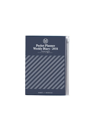 Main View - Click To Enlarge - MONOCLE - x Mark's 2018 weekly diary – Navy